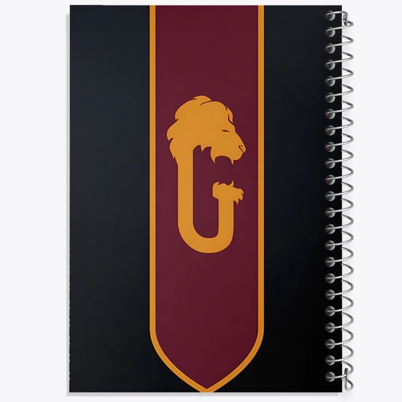 دفتر طراحی 50 برگ خندالو طرح گریفیندور هری پاتر کد F4436