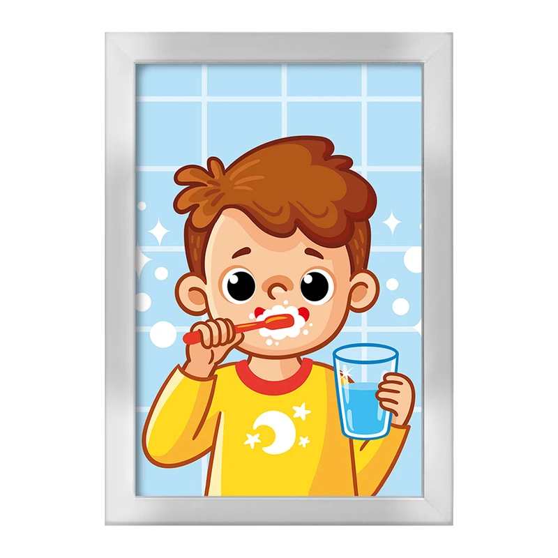 تابلو خندالو طرح دندان و دندانپزشکی کودکانه کد 27773