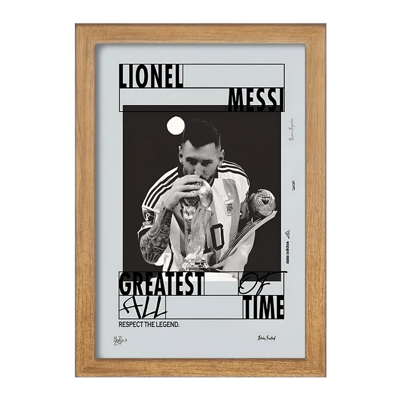 تابلو خندالو طرح لیونل مسی کد F13476