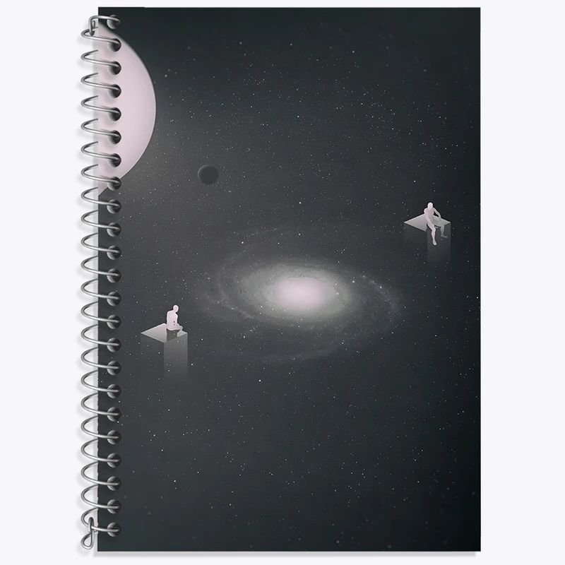 دفتر زبان 50 برگ خندالو مدل سه خط طرح مفهومی کد F4053