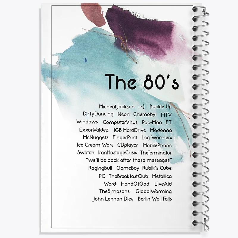 دفتر نقاشی 50 برگ خندالو طرح دهه 80 کد F11484