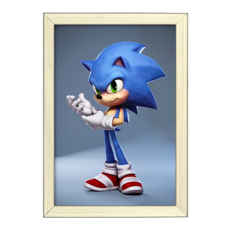 تابلو خندالو طرح سونیک (Sonic) کد F383