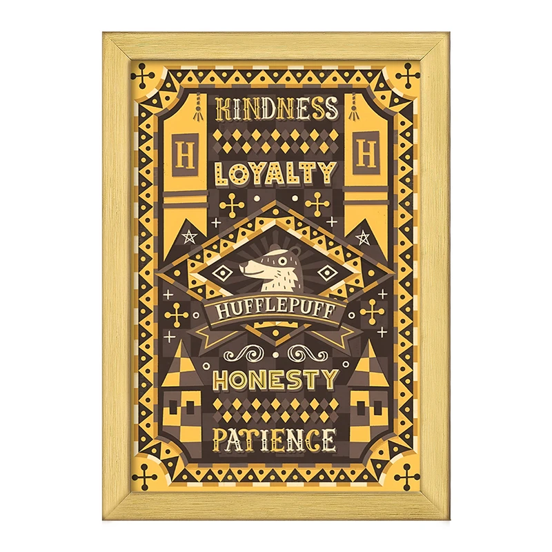 تابلو خندالو طرح هافلپاف هری پاتر کد F4442