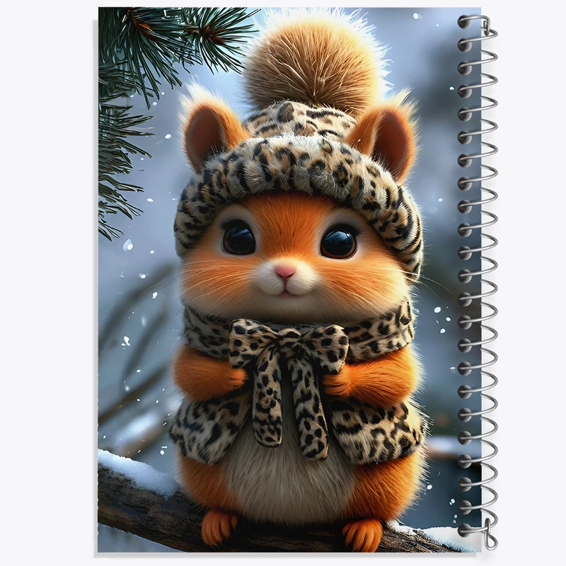 دفتر نقاشی 50 برگ خندالو طرح سنجاب کیوت کد F8942