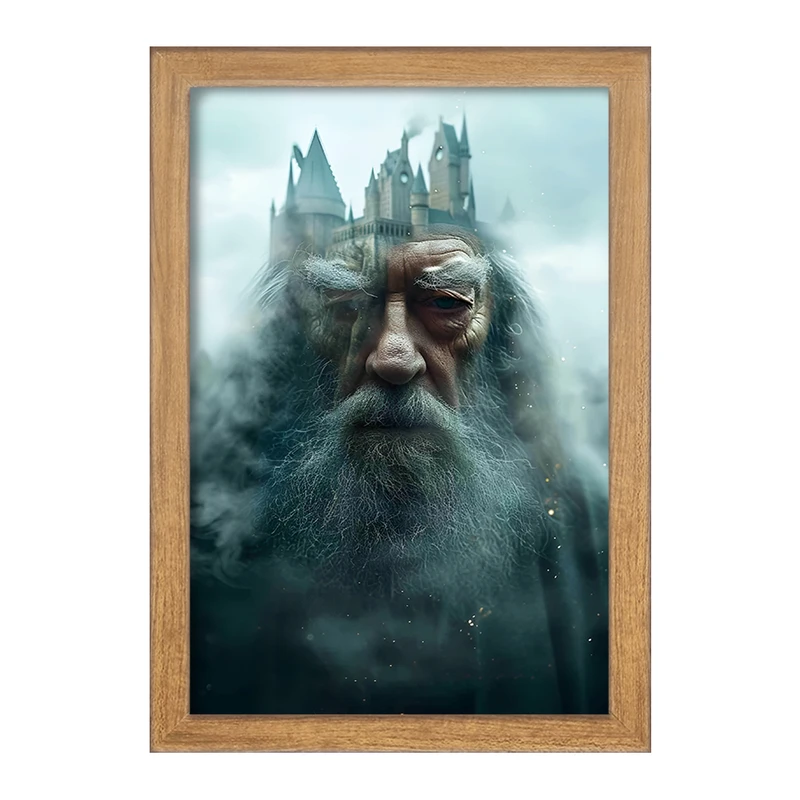 تابلو خندالو طرح گندالف هری پاتر (Harry Potter) کد F14191