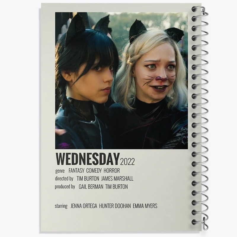 دفتر نقاشی 50 برگ خندالو طرح ونزدی (Wednesday) کد F13275