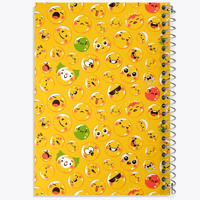 دفتر طراحی 50 برگ خندالو طرح ایموجی کد N611