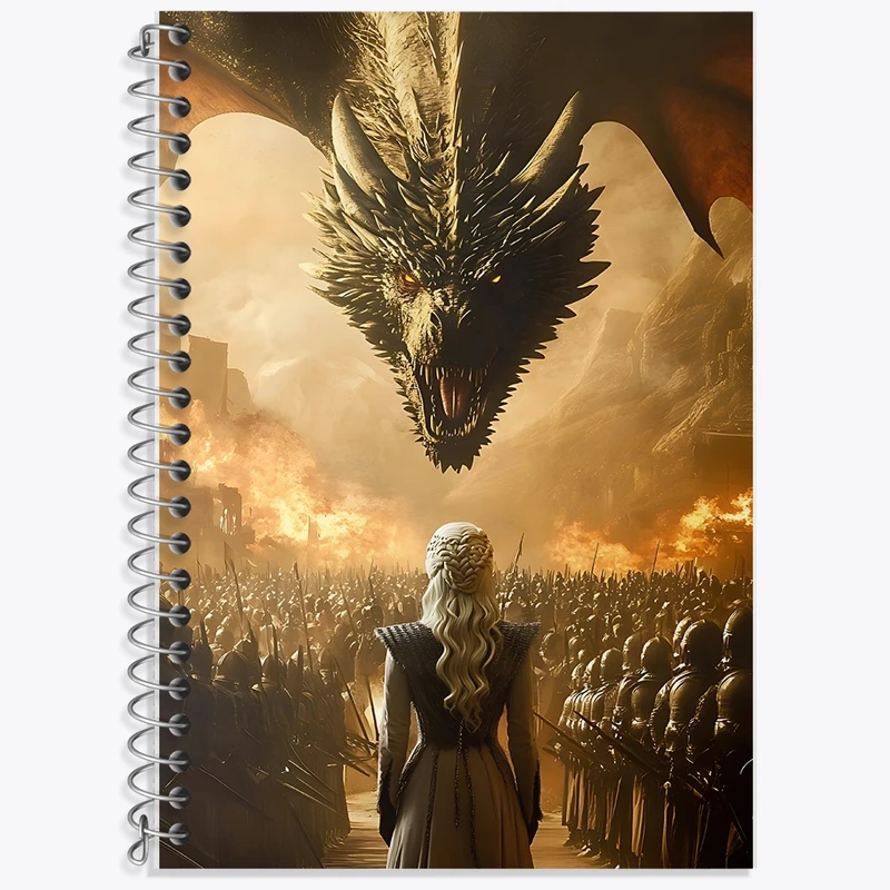 دفتر لغت 50 برگ خندالو طرح گیم آف ترونز (Game of Thrones) کد F12912
