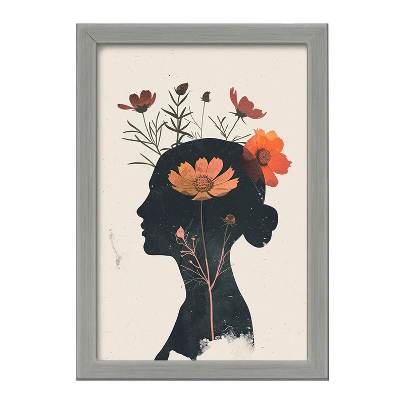 تابلو خندالو طرح دخترانه مینیمال کد F3110