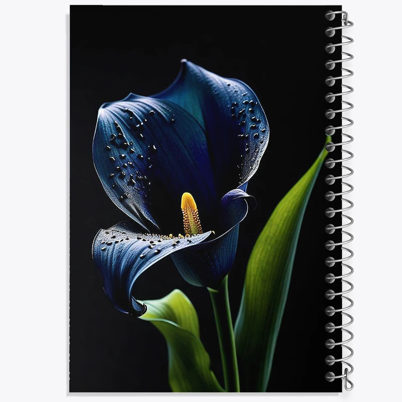 دفتر مشق 50 برگ خندالو طرح گل مینیمال کد F3139