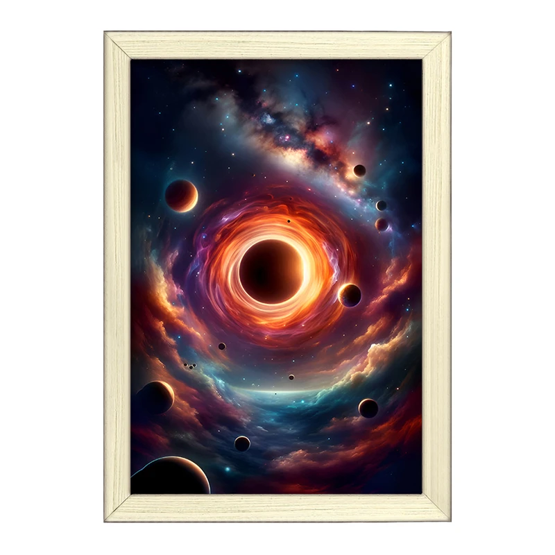 تابلو خندالو طرح کهکشان (galaxy) کد F8092
