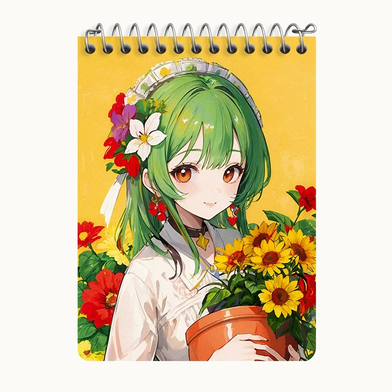 دفتر یادداشت 50 برگ خندالو طرح دخترانه فانتزی کد N8032