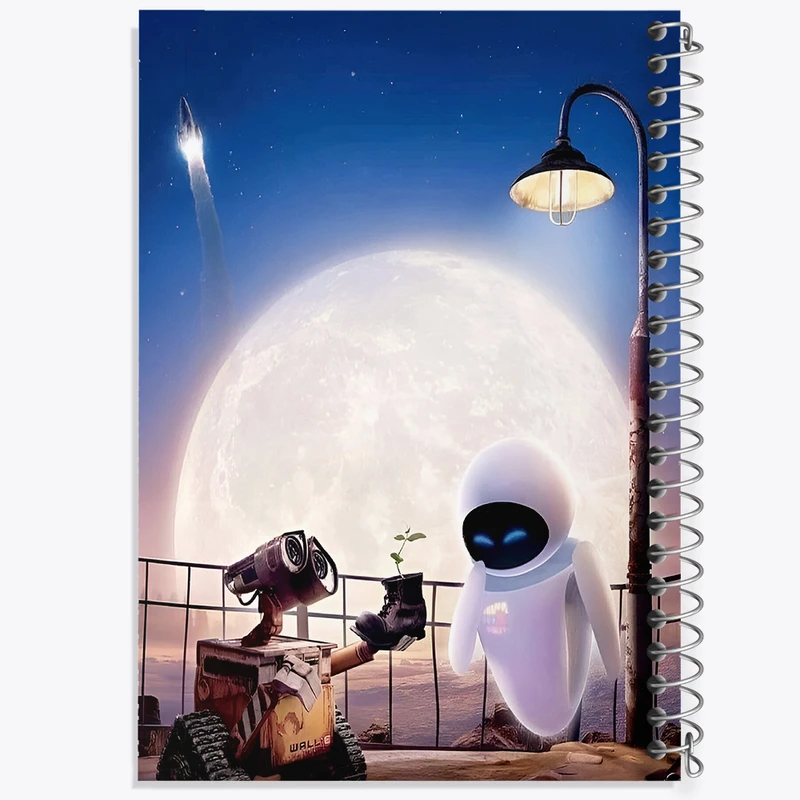 دفتر مشق 50 برگ خندالو طرح وال ای (wall-E) کد F3406