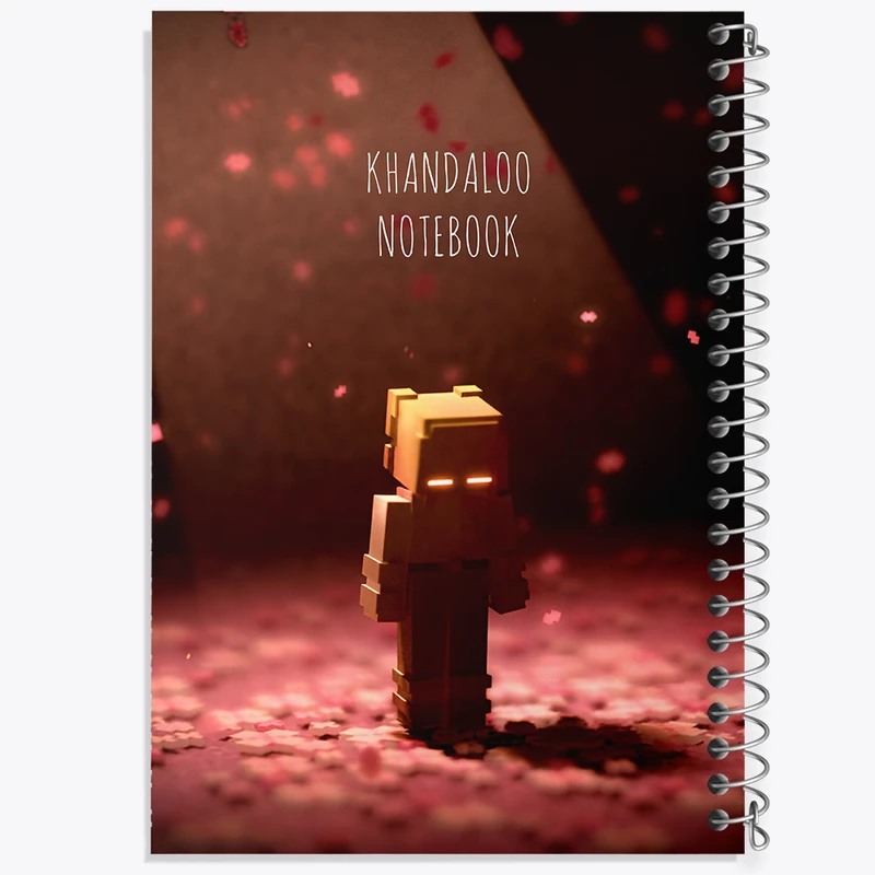 دفتر نقاشی 50 برگ خندالو طرح بازی ماینکرافت (Minecraft) کد N8744