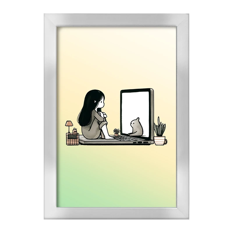 تابلو خندالو طرح دخترانه بامزه کد F3320