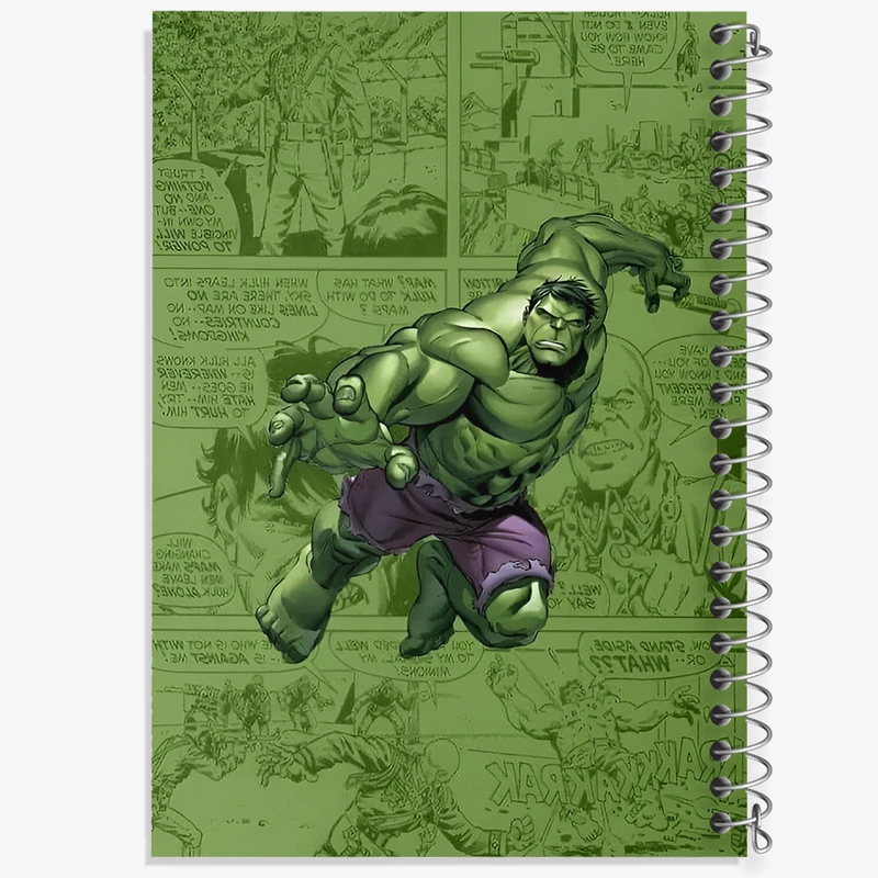 دفتر مشق 100 برگ خندالو طرح هالک کد F3955