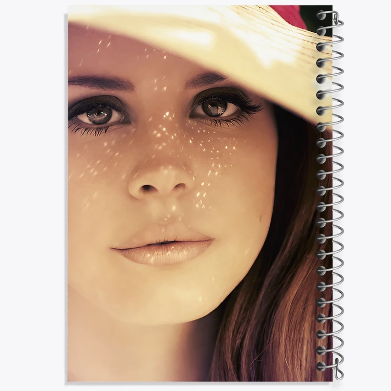 دفتر طراحی 50 برگ خندالو طرح لانا دل ری (Lana Del Rey) کد F10215