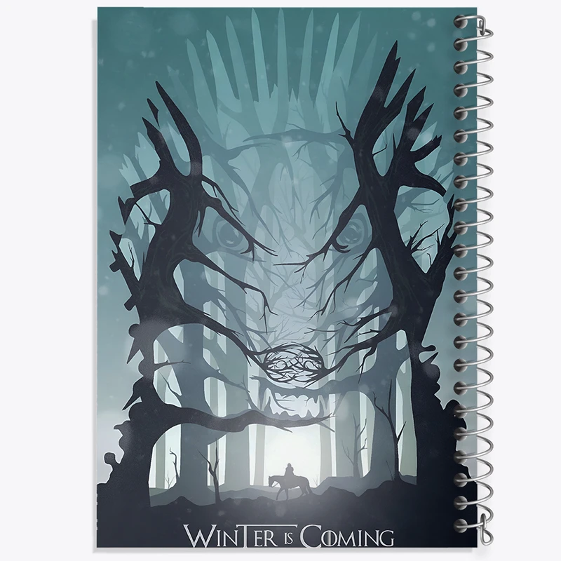 دفتر نقاشی 50 برگ خندالو طرح گیم آف ترونز (Game of Thrones)  کد F4688