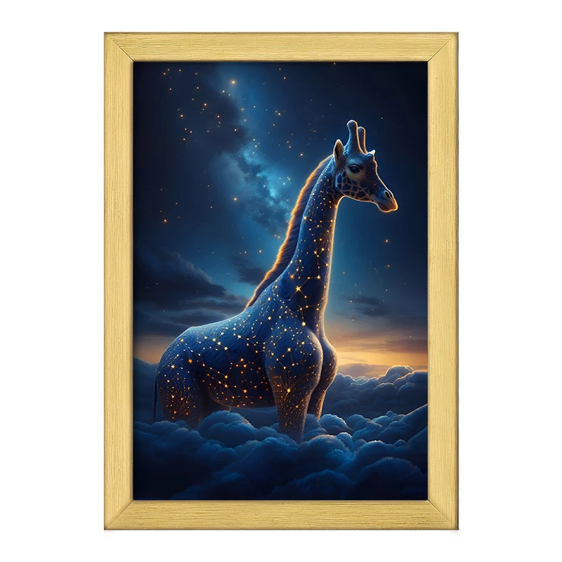 تابلو خندالو طرح زرافه کد F9154