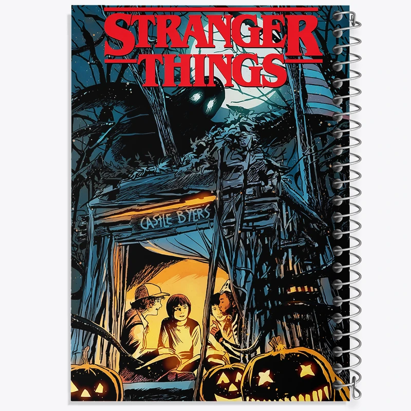 دفتر مشق 50 برگ خندالو طرح استرنجر تینگز (Stranger Things) کد F10167