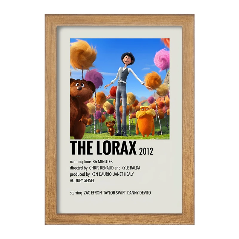 تابلو خندالو طرح لوراکس (The Lorax) کد F13260