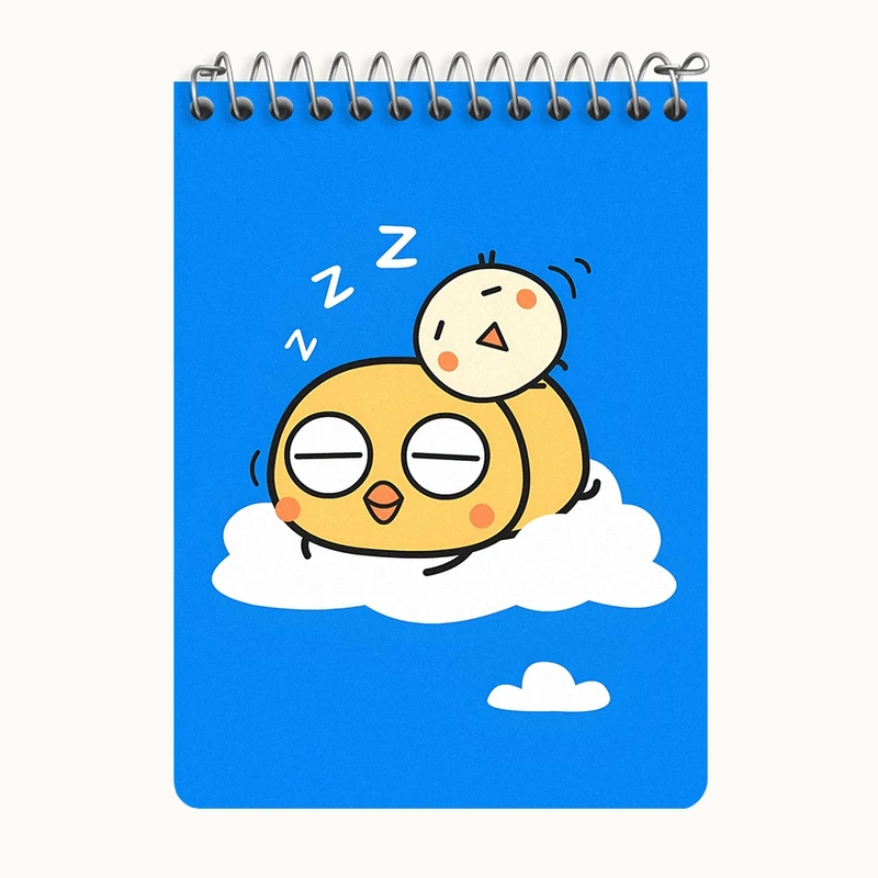 دفتر یادداشت 50 برگ خندالو طرح جوجه کیوت کد N7370