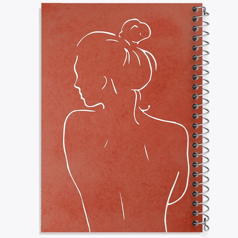 دفتر شطرنجی 50 برگ خندالو طرح دخترانه مینیمال کد F11473