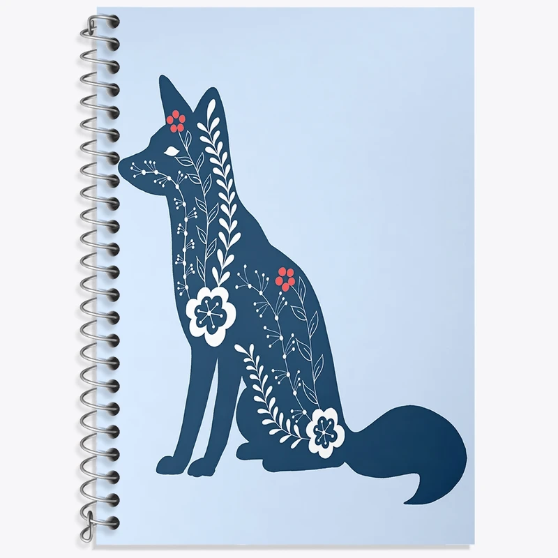 دفتر لغت 50 برگ خندالو طرح روباه کد N6884