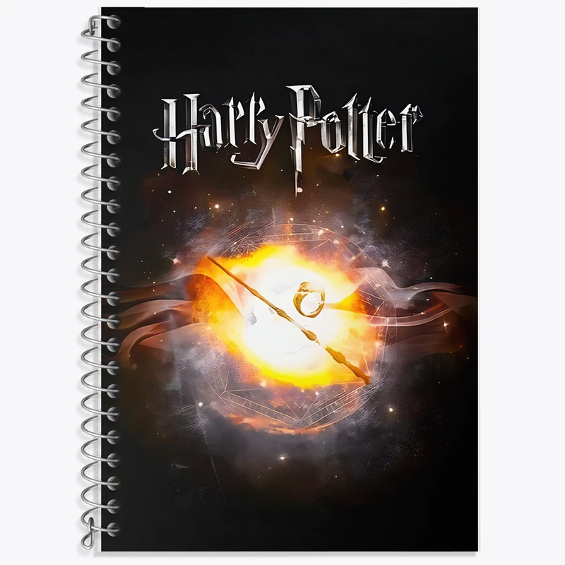 دفتر زبان 50 برگ خندالو مدل دو خط طرح هری پاتر (Harry Potter) کد F8642