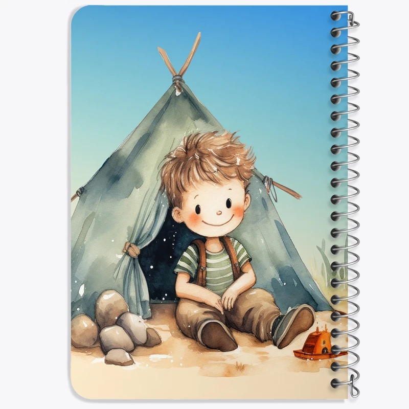 دفتر یادداشت 50 برگ خندالو طرح پسرانه کد N2233