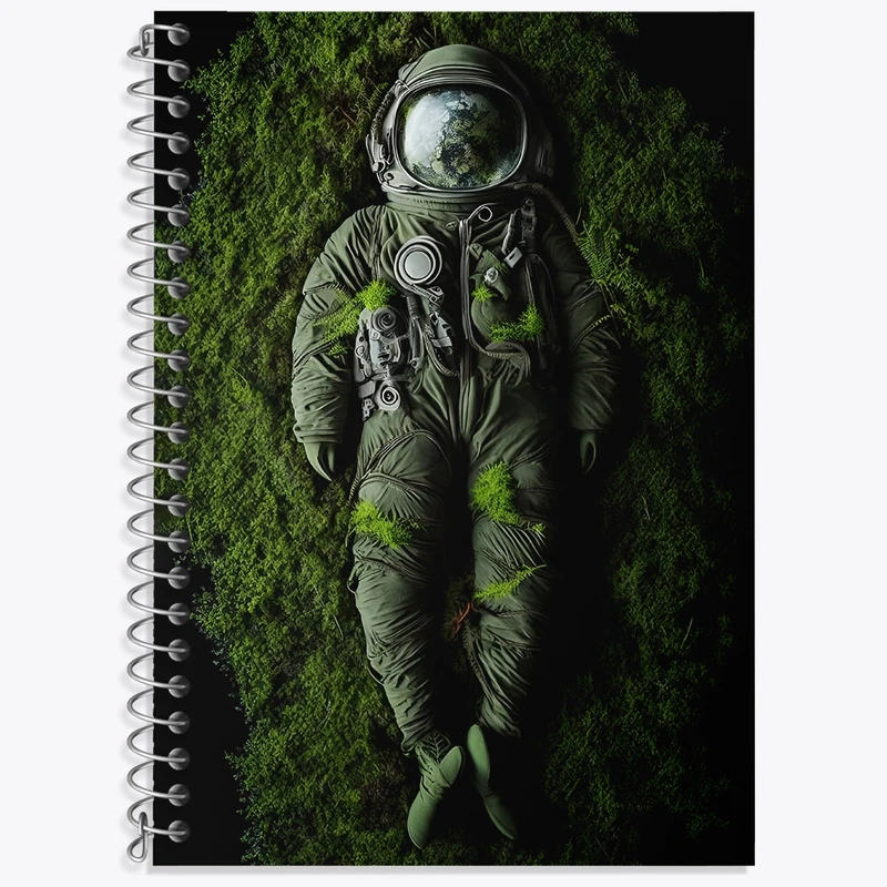 دفتر لغت 50 برگ خندالو طرح فضانورد کد F3938