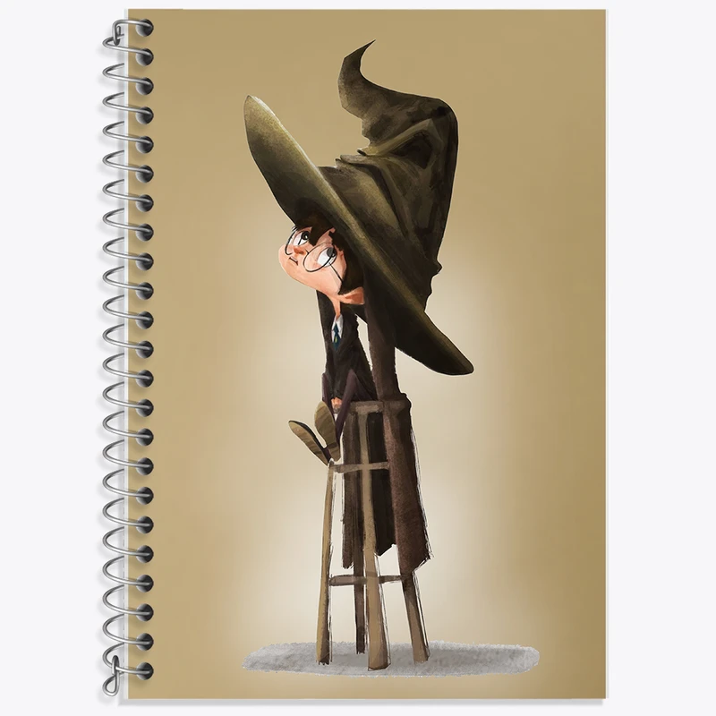 دفتر نت موسیقی 50 برگ خندالو طرح هری پاتر (Harry Potter) کد F8650