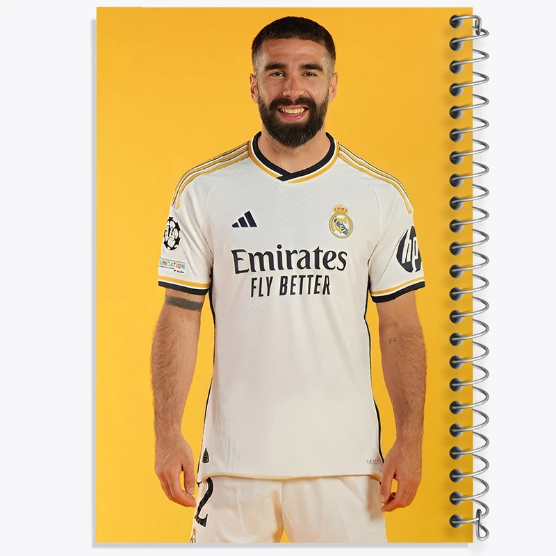 دفتر نقاشی 50 برگ خندالو طرح دنی کارواخال (Dani Carvajal) کد F14341