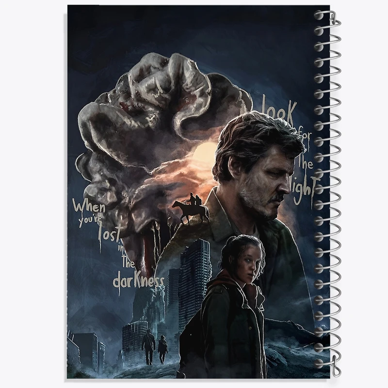 دفتر ژورنال نویسی 50 برگ خندالو مدل نقطه ای طرح (The Last Of Us) آخرین بازمانده از ما کد N9311