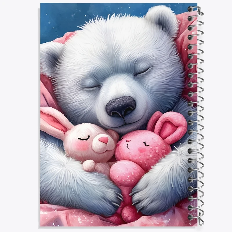 دفتر لیست خرید 50 برگ خندالو طرح خرس قطبی کد F12620