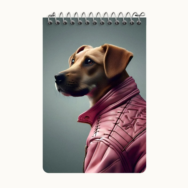 دفتر یادداشت 50 برگ خندالو طرح سگ کد F9165