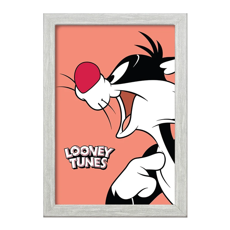 تابلو خندالو طرح  سیلوستر کد F1894