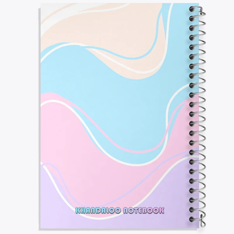 دفتر مشق 100 برگ خندالو طرح پترن رنگی کد N6010