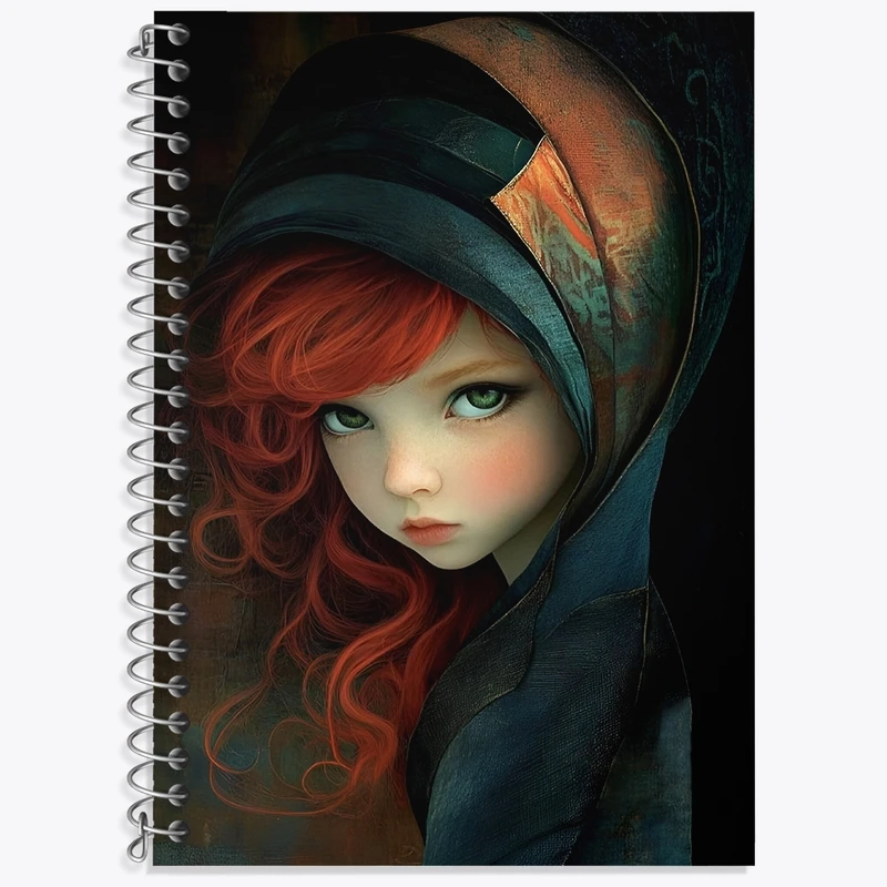 دفتر لغت 50 برگ خندالو طرح دخترانه کد N9382