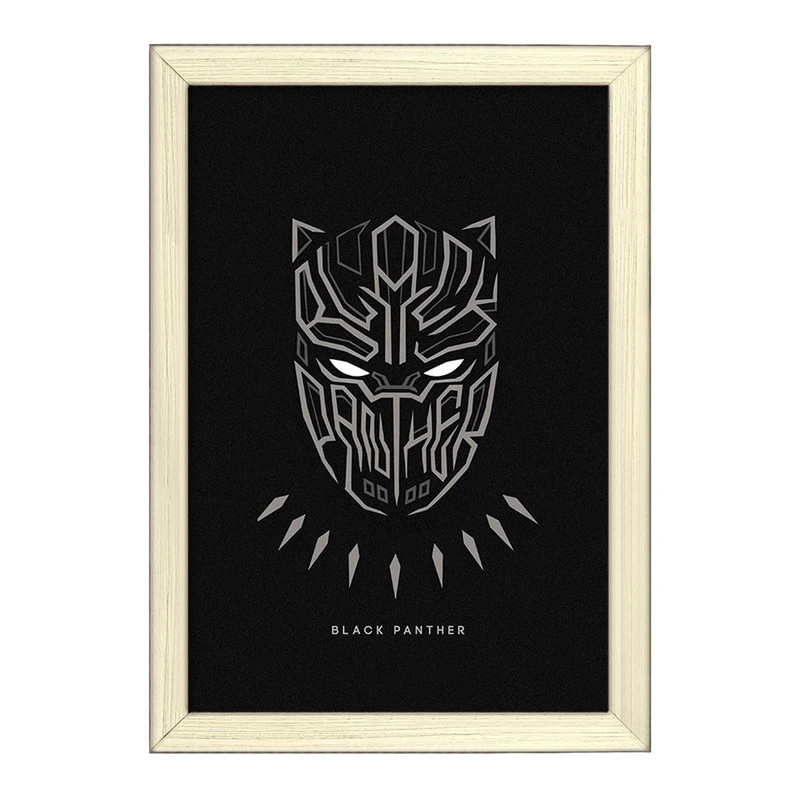 تابلو خندالو طرح Black panther کد F195