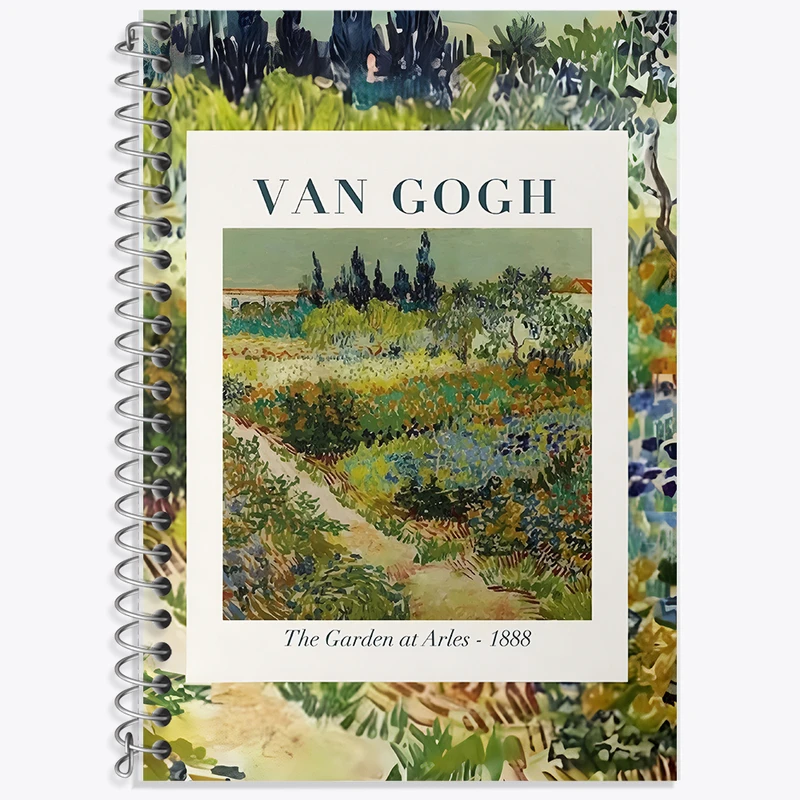 دفتر نت موسیقی 50 برگ خندالو طرح ونسان ونگوگ کد F10713