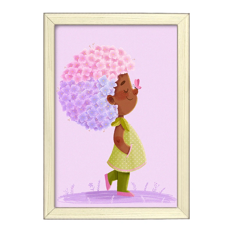 تابلو خندالو طرح دخترانه فانتزی کد 25726