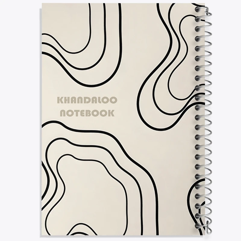 دفتر طراحی 50 برگ خندالو طرح مدرن کد N8576