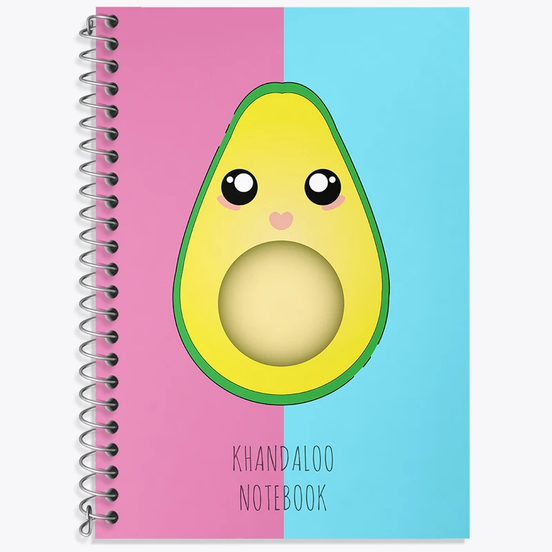 دفتر نت موسیقی 50 برگ خندالو طرح آووکادو کیوت کد N9143