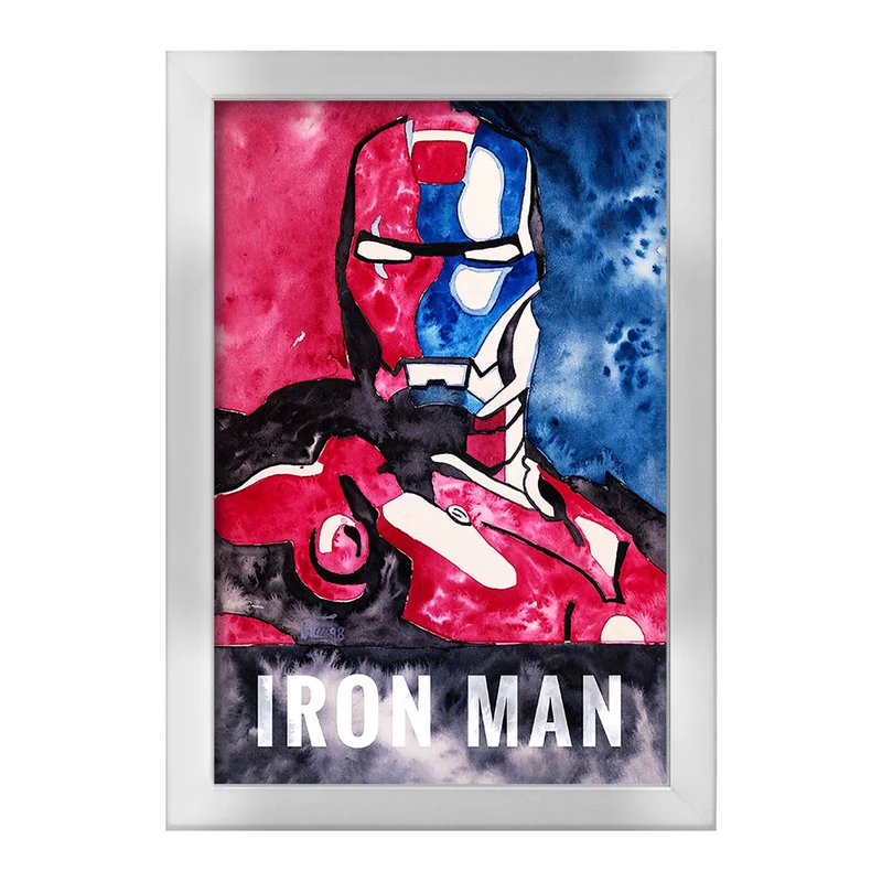 تابلو خندالو طرح مرد آهنی مارول (Marvel) کد F11353