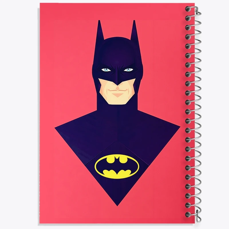 دفتر طراحی 50 برگ خندالو طرح بتمن Batman  کد 10275