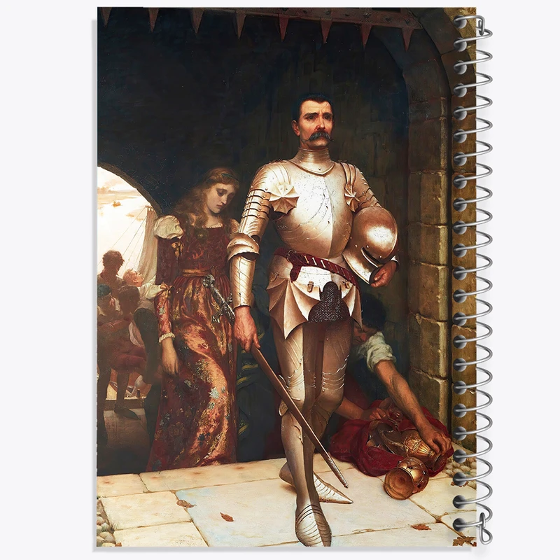 دفتر نقاشی 50 برگ خندالو طرح نقاشی فتح اثر ادموند بلر لیتون کد F12459