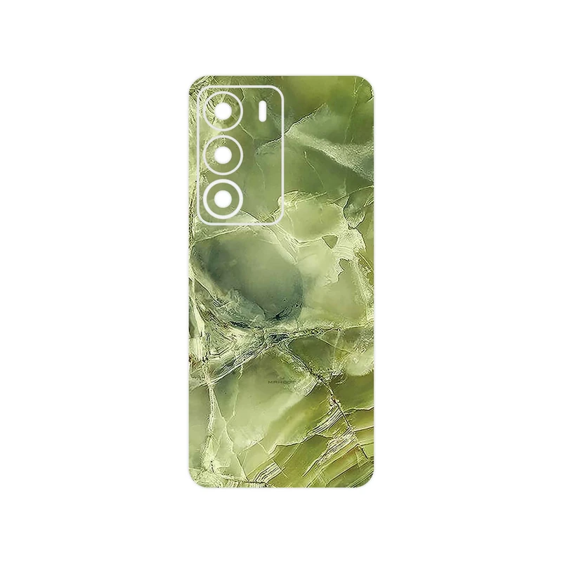 برچسب پوششی ماهوت مدل Green_Crystal_Marble مناسب برای گوشی موبایل ریلمی C71