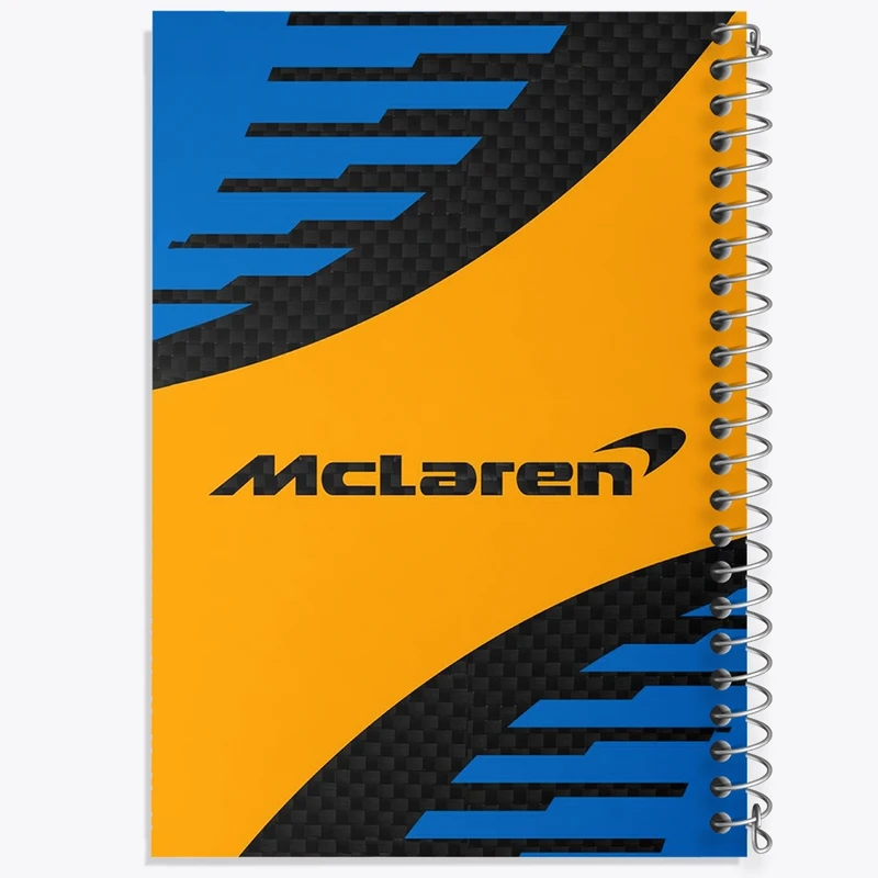 دفتر طراحی 50 برگ خندالو طرح مک لارن Mclaren کد 30771