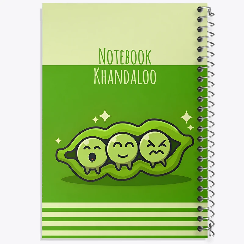 دفتر نقاشی 50 برگ خندالو طرح نخود فرنگی بامزه کد N7164